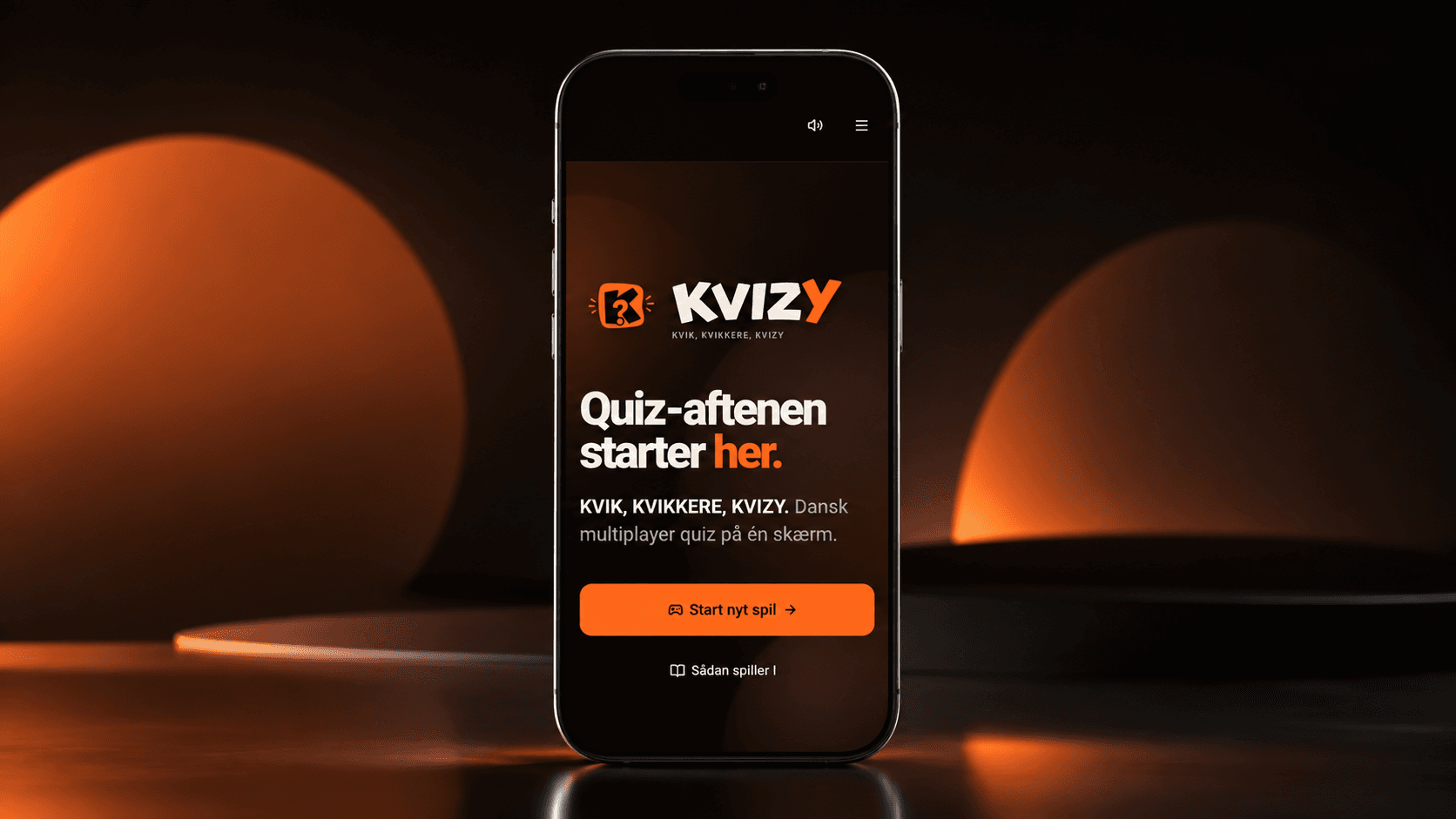 KVIZY start screen